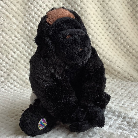 GANZ Webkinz HM335 Plush Silverback Gorilla Stuffed Animal Toy No Code 🦍 - Picture 8 of 15